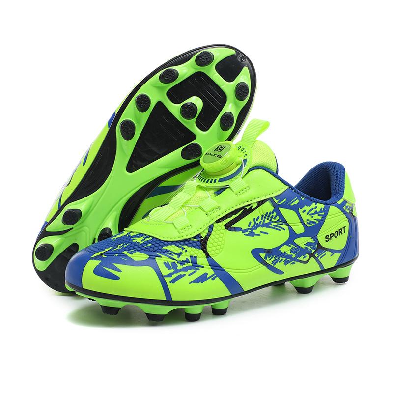 Kids Soccer Shoes Society TF/FG School Football Boots Cleats Grass Sneakers Boy Girl Outdoor Athletic Training Sports Footwear