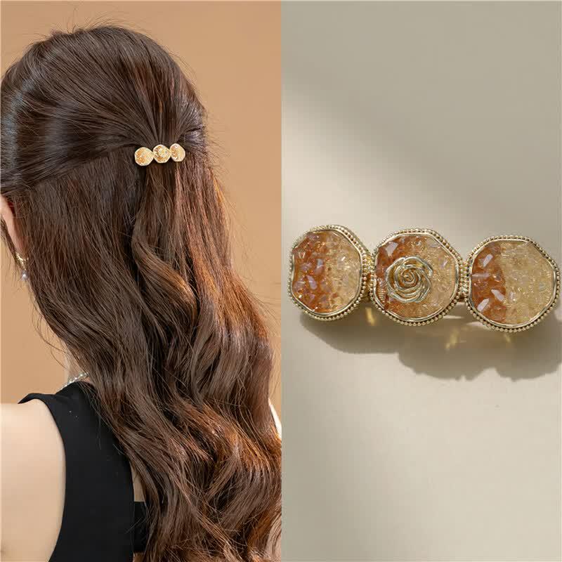 CHIMERA Sunset Glow Rose Hair Clip 1 Piece