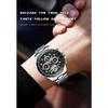 KINYUED  2026 New Men's Automatic Mechanical Watch Stainless Steel Waterproof Watch
