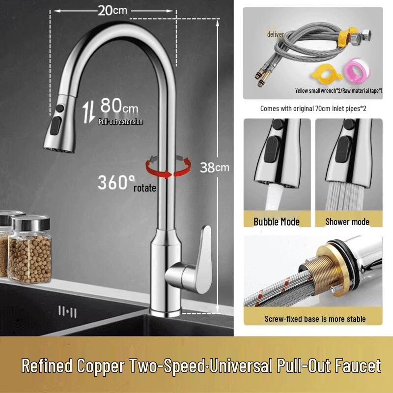 Handun Pull-Out Kitchen Faucet
