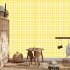 Wallpaper Fabric Pattern Cream and Yellow for Living Room and Bedroom 50x1000