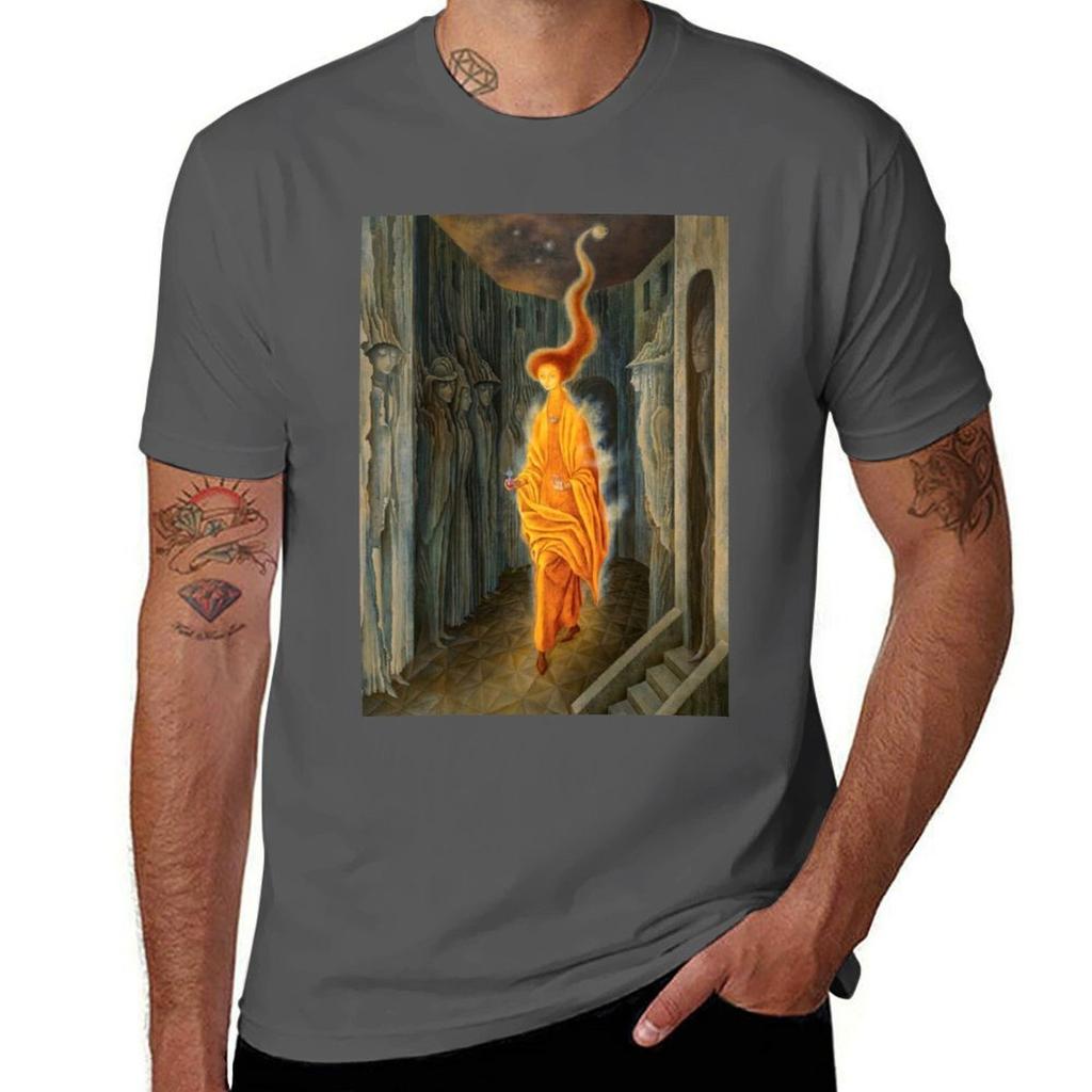 Remedios Varo The Call Tshirt Plus Size Summer Short Sleeve Tshirt