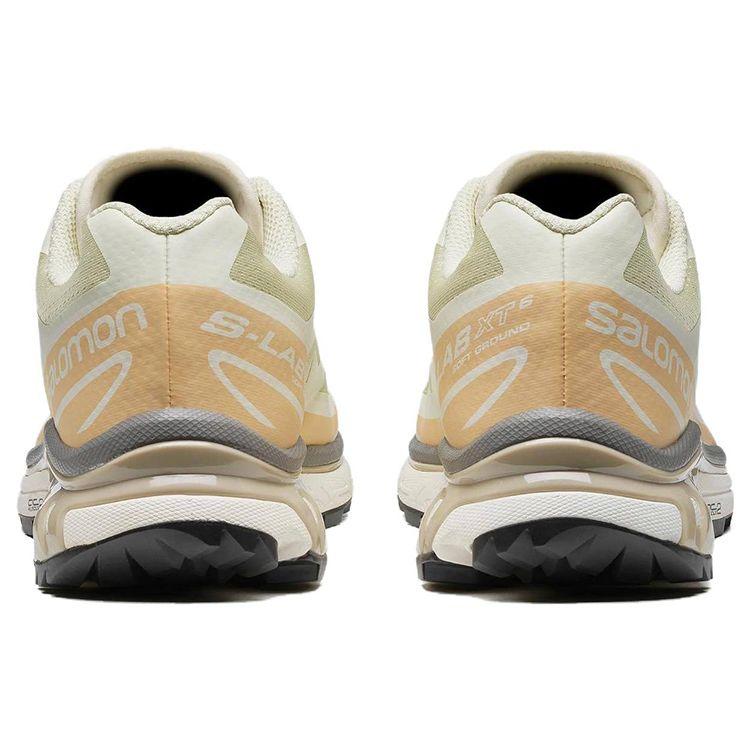 Salomon XT-6 Mesh TPU Round Toe Lace-Up Durable Breathable Low-Top Outdoor Functional Shoes Unisex Shoes Light-Green 472937