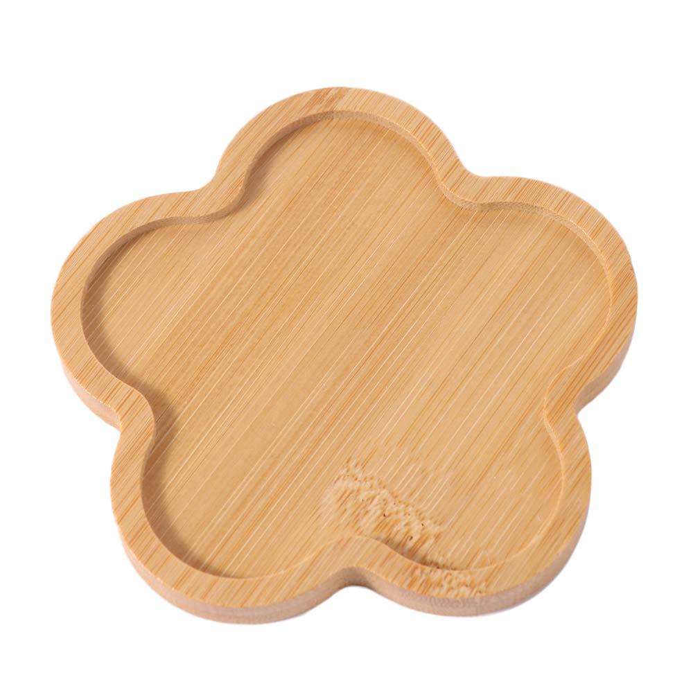 5pcs Creative Insulated Placemat Natural Tea Cup Mats Crafts Storage Tray  Dining Tables