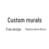 Custom Script Exhibition Wall Mural for Live Room: Guochao Style Spray Painting