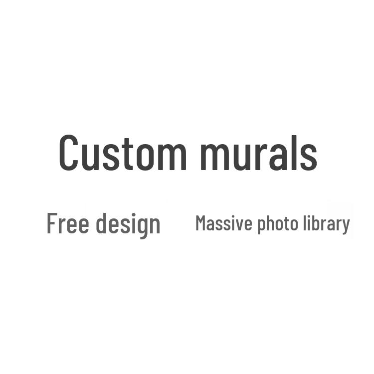 Custom Script Exhibition Wall Mural for Live Room: Guochao Style Spray Painting