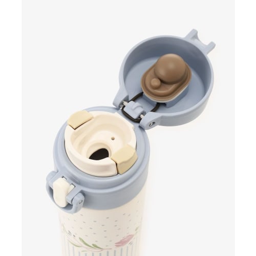 Afternoon Tea Living Heritage Fleur One-Touch Slim Thermos Bottle, 300ml, Light Blue, JD56