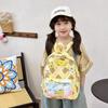 Adorable Cartoon Nylon Backpack For Kids With Cute Anime Characters And Fun Design