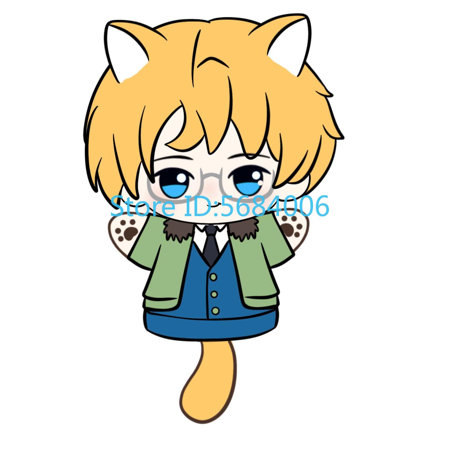 Anime Hetalia: Asmogendheden Pluche Handpop Pop 25cm Arthur Kirkland Alfred F. Jones Zachte Opgezette Handschoen Speeltjes Verjaardagscadeau