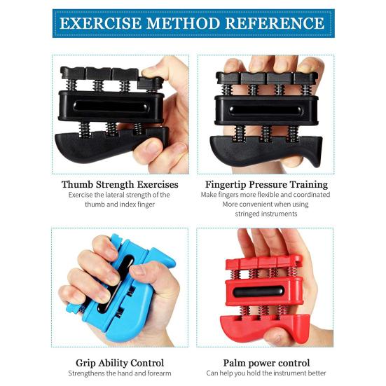Posilovač úchopu Dvoucestný tréninkový nástroj pro rehabilitaci prstů Přenosný posilovač úchopu Posilovač úchopu Přenosné vybavení pro cvičení rukou
