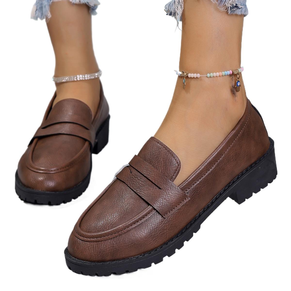 

Модные женские туфли для школьной формы, с круглым носком и ремешком с пряжкой, женские туфли для косплея Лолиты, милые повседневные туфли 43