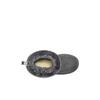 UGG Fluff Mini Quilted Fleece Snow Boots Kids Boots Gray 1103612T-CHRC
