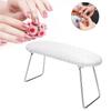 Nail Art Hand Pillow Foldable Manicure Hand Holder Wrist Support Nail Rest CushionWhite
