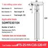 CNC T-Slot Milling Cutter with HTS Three-Sided Blade, Shank Thickness: 6, 8, 10, 12 Mm