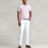 Polo Ralph Lauren SS22 Solid Slim Fit Mesh Embroidered Polo Shirt Men Polo Shirts Pink MNPOKNI1N821577-650
