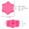 Star Shaped Silicone Mold for Baking Cake Cookie Pudding Chocolate Mold Flexible Non Stick Kitchen Tool for Holiday and Everyday Use