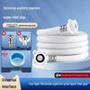 Fully Automatic Washing Machine Extended Inlet Hose with Agitator Drum, 4-Point Threaded Connection