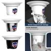 Squatting Pan Anti-smell Plug Plastic Anti-blocking Cover Squatting Pit Smell Stopper Durable Bathroom Squat Toilet Accessories