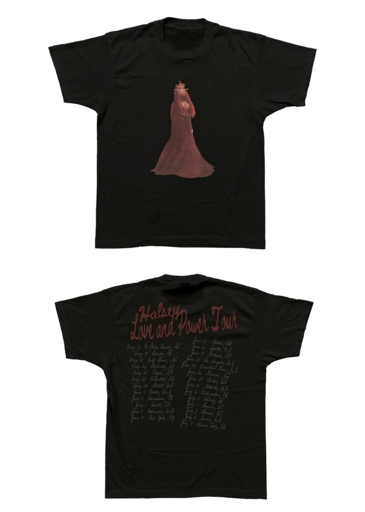 

2026 New Halsey Tour Tshirts Halsey For My Last Trick Tour Tshirts and Related Merchandise Cotton Allseason Streetwear S