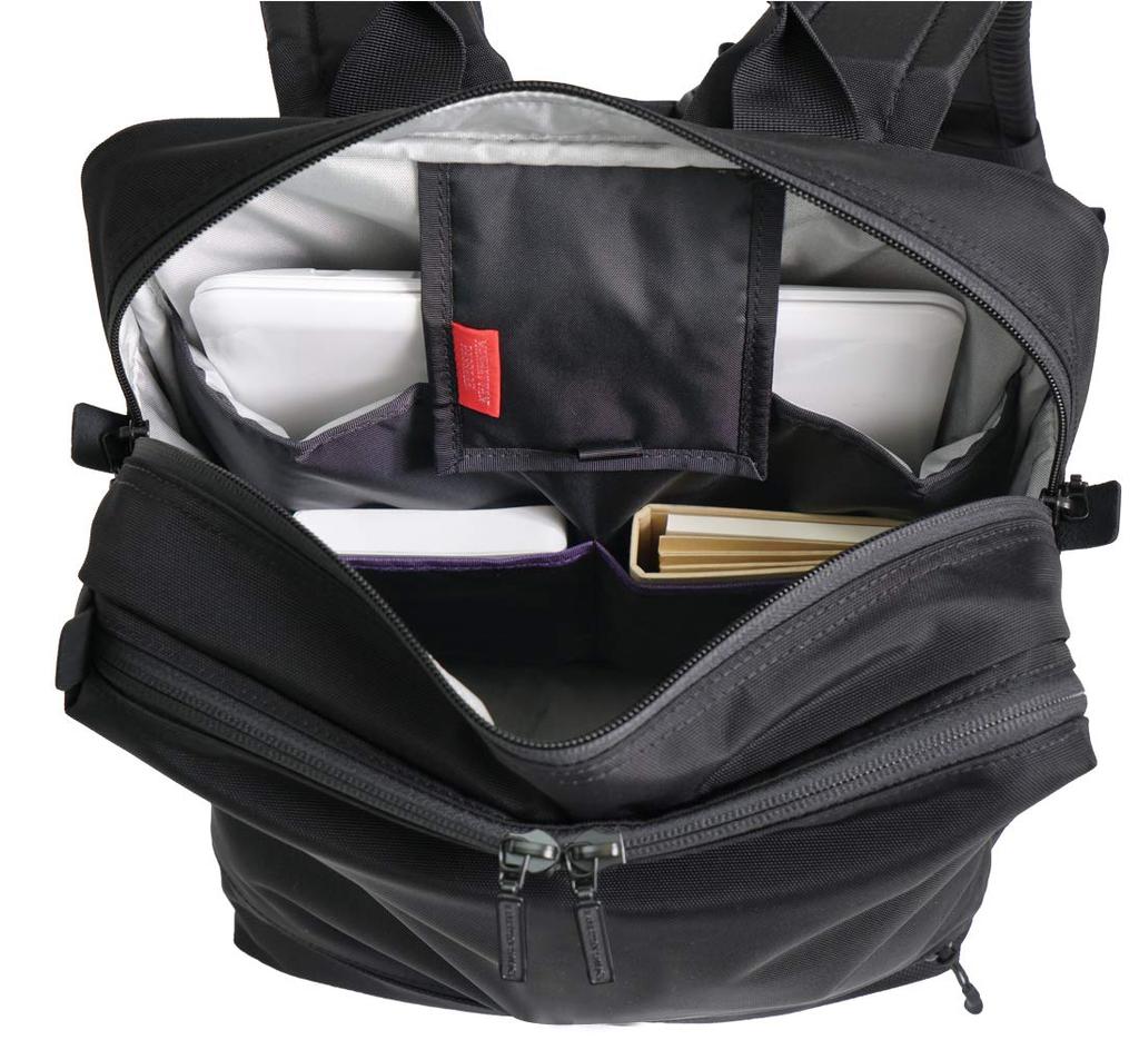 5416BK City Dobrze Zorganizowany Est 2 [Manhattan Passage] Plecak, (czarny)