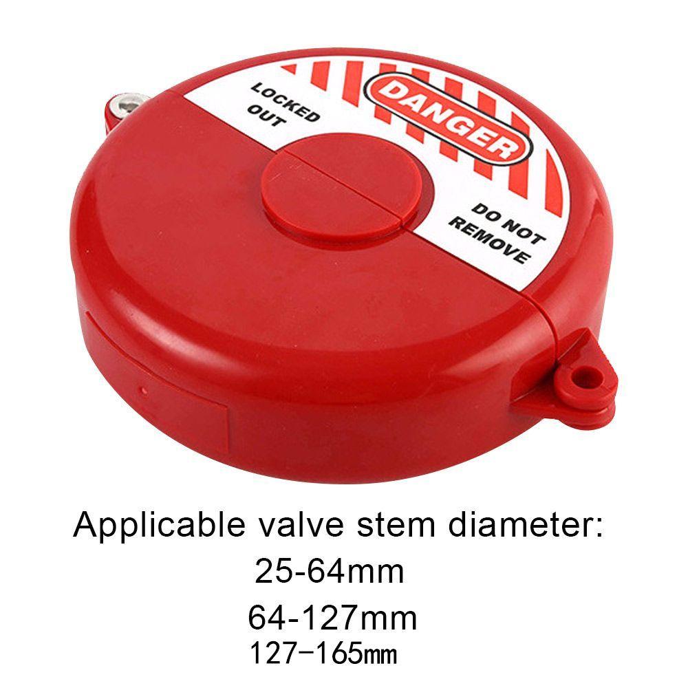 Safety Locks Valve Tank Gas Lockout Bottle Ball Rotating Master Lock Valve Locking Disc 1-2.5 Inch