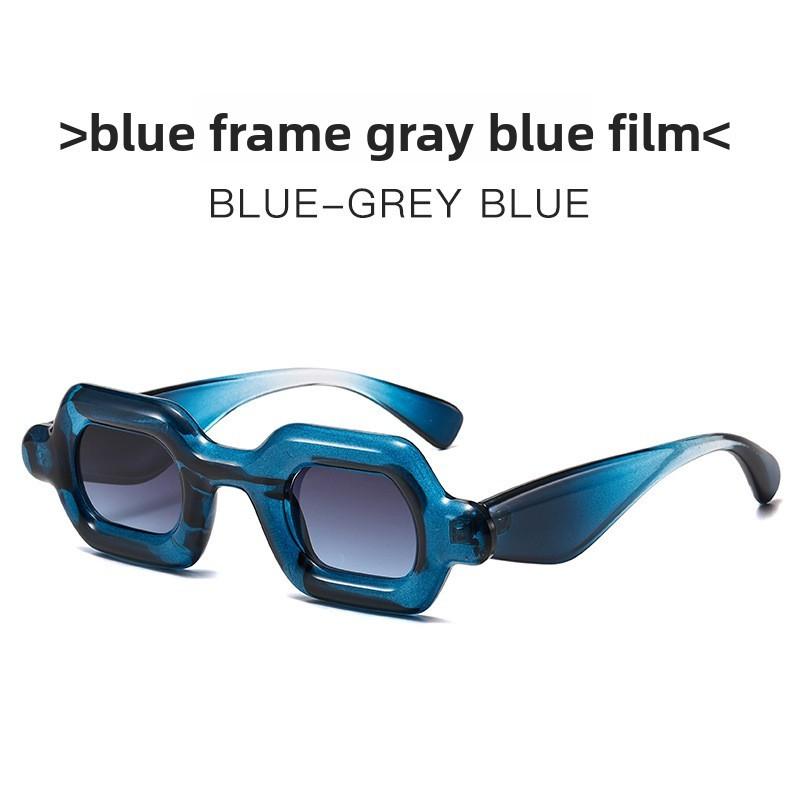 Y2k Bubble Sunglasses Blue Lenses Uv400 For Summer Fashion And Party Fun