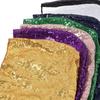 Sequin Rave Hood Unisex Rave Head Scarf Festival Outfit Raves Accessories for Women Raves Gear Halloween Cozy Loose Hat for Women