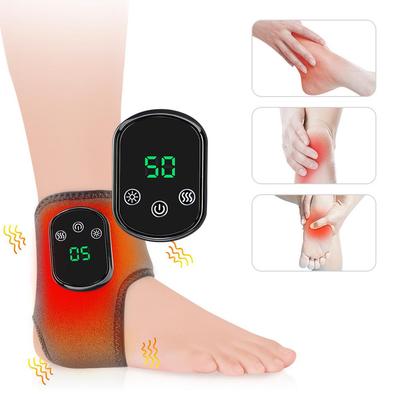 Heated Ankle Massager Hot Compresses Vibration Massage Breathable Material Cold Feet Warming Wrap USB FootAnkle Joint Protection
