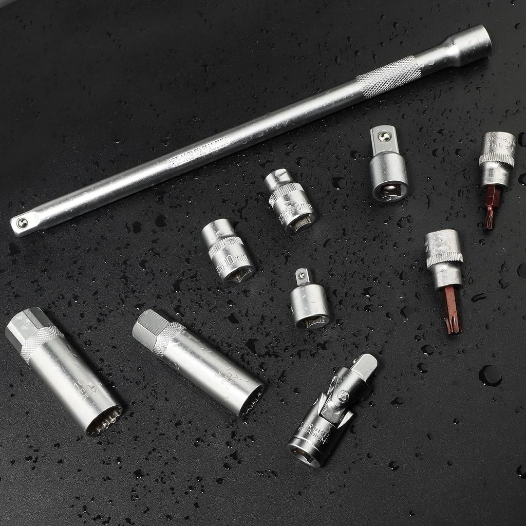 SHALL Zestaw kluczy dynamometrycznych m 11 sztuk Klucz do naprawy samochodu roweru do wymiany opon Naprawa roweru Motocykl Samochód 5-60N