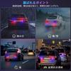MAZERO Warning Strobe Red and Blue Light Vibration No Wiring Easy Car Waterproof Collision Universal Emergency Tail Flashing Emergency Signal Marker