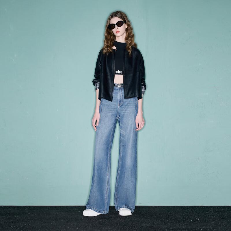 Women's Loose Wide-Leg Denim Jeans