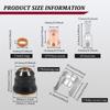 PT 60 Plasma Cutting Torch Tip with Electrical Conductivity Heat Resistance 0.9mm 1mm Electrode Shield Cap/Stand-off/Swirl Ring