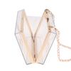 Transparent Acrylic Box Clutch Bag Chain Messenger Bag Women Evening Bags Handbag Chain Shoulder Bag Cosmetic Bag