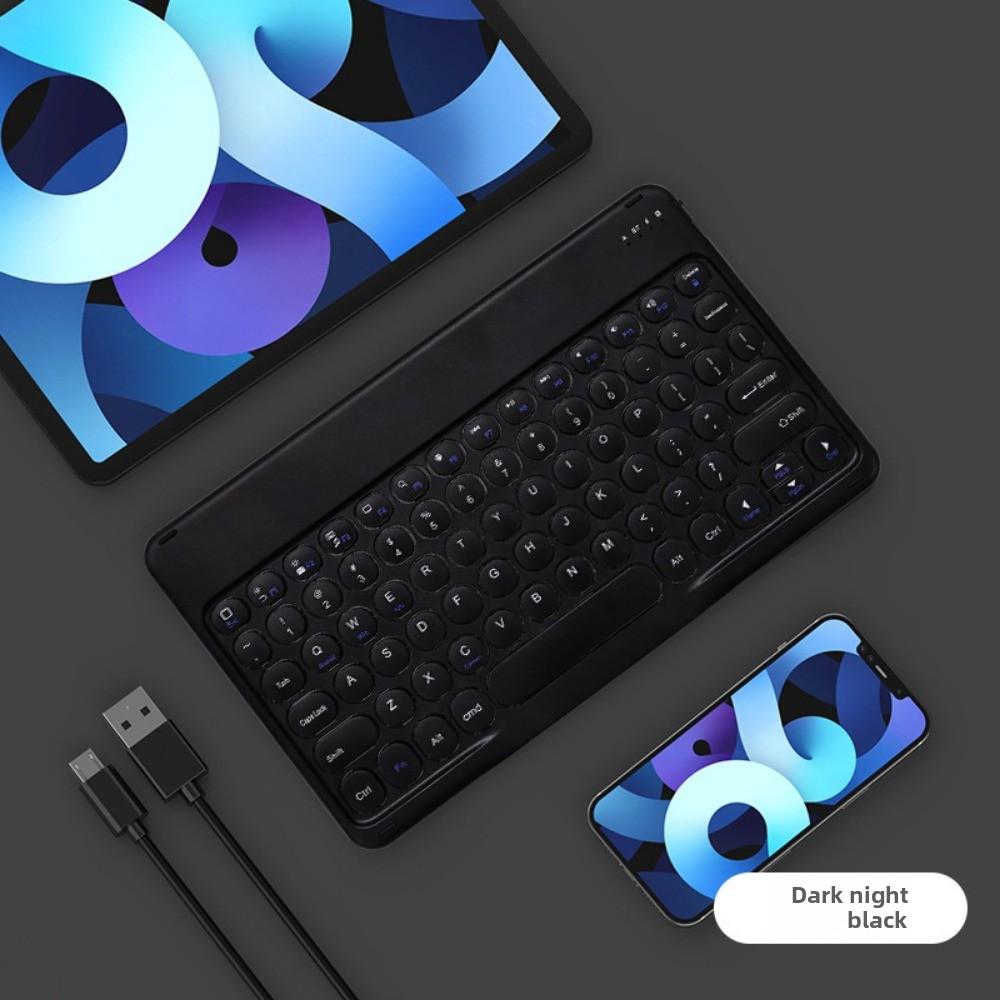 Bluetooth Keyboard Round Keycaps Wireless Keyboard for iPhone Huawei Tablet Phone 10  keyboard