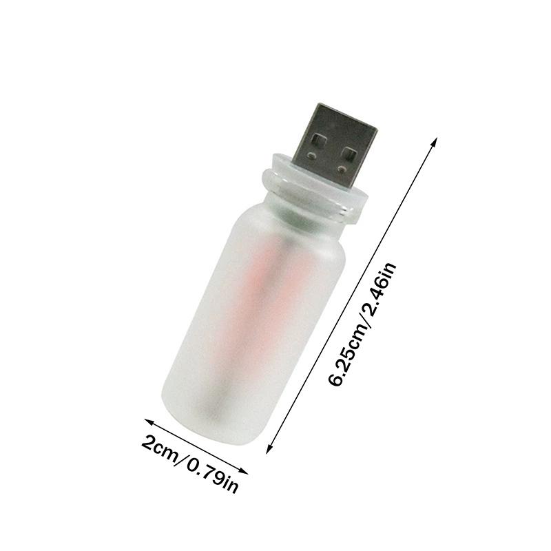 Mini 5V Usb Touch Control Car Led Light Atmosphere Light Bulb Incandescent Lamp Filament Bedroom Night Decoration Frosted Glass