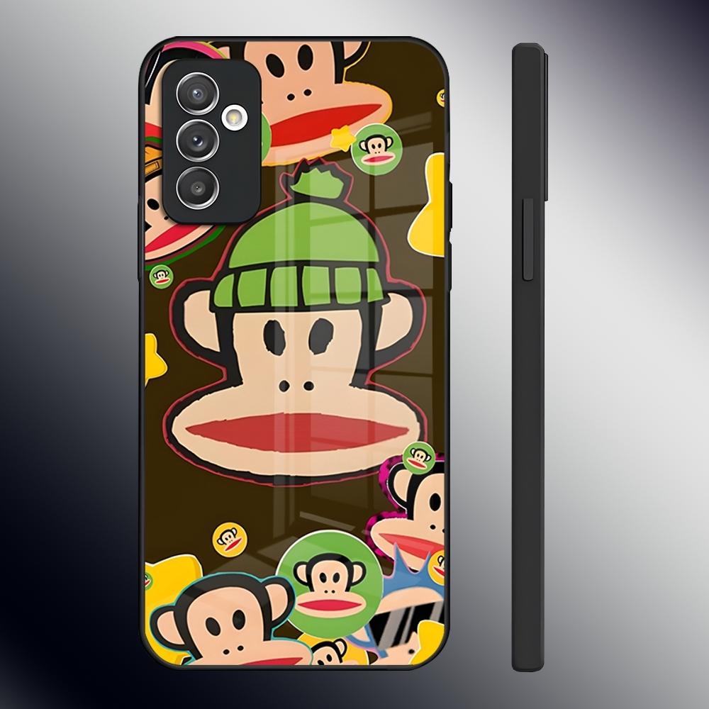 Fashion Logo P-Paul F-Frank Phone Case For Samsung S26 S24 Ultra S23 S22 S21 Fe S25 Plus A54 A34 A24 A53 A13 A16 Glass Cover