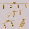 Modern Gold Multi-Head Spotlight Wall Lamp for Bars, Restaurants, and Cloakrooms