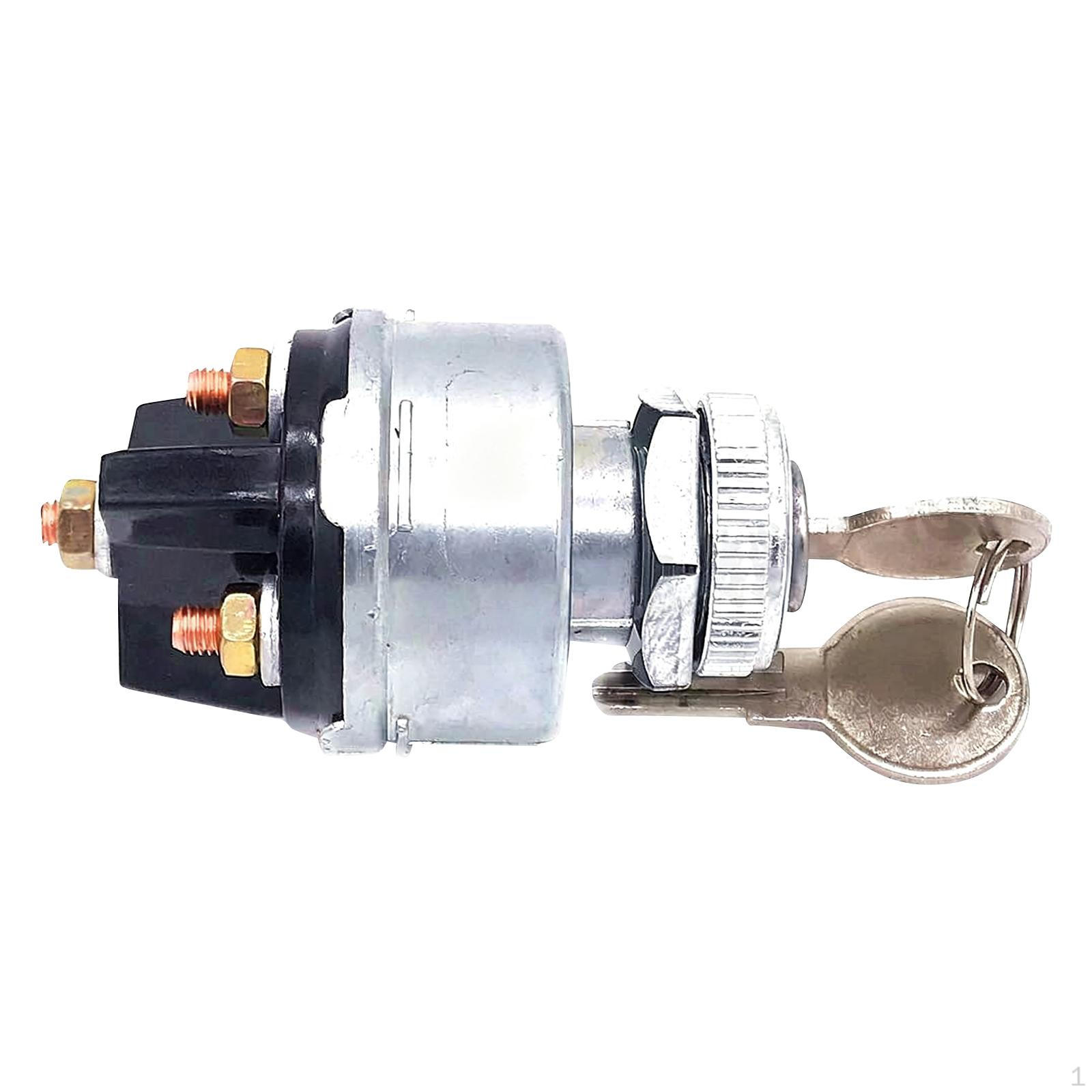 

Ignition Key Switch Replacement Sturdy Easy to Install Starter Universal for Agricultural