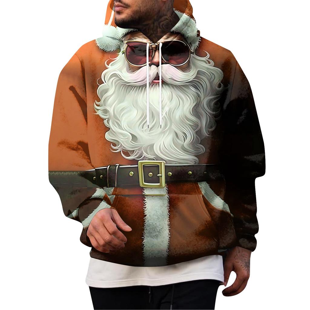 Men's Backprint Hoodie Fashion  Hooded Sweatshirt Winter Top Boys Hoodies Fashion