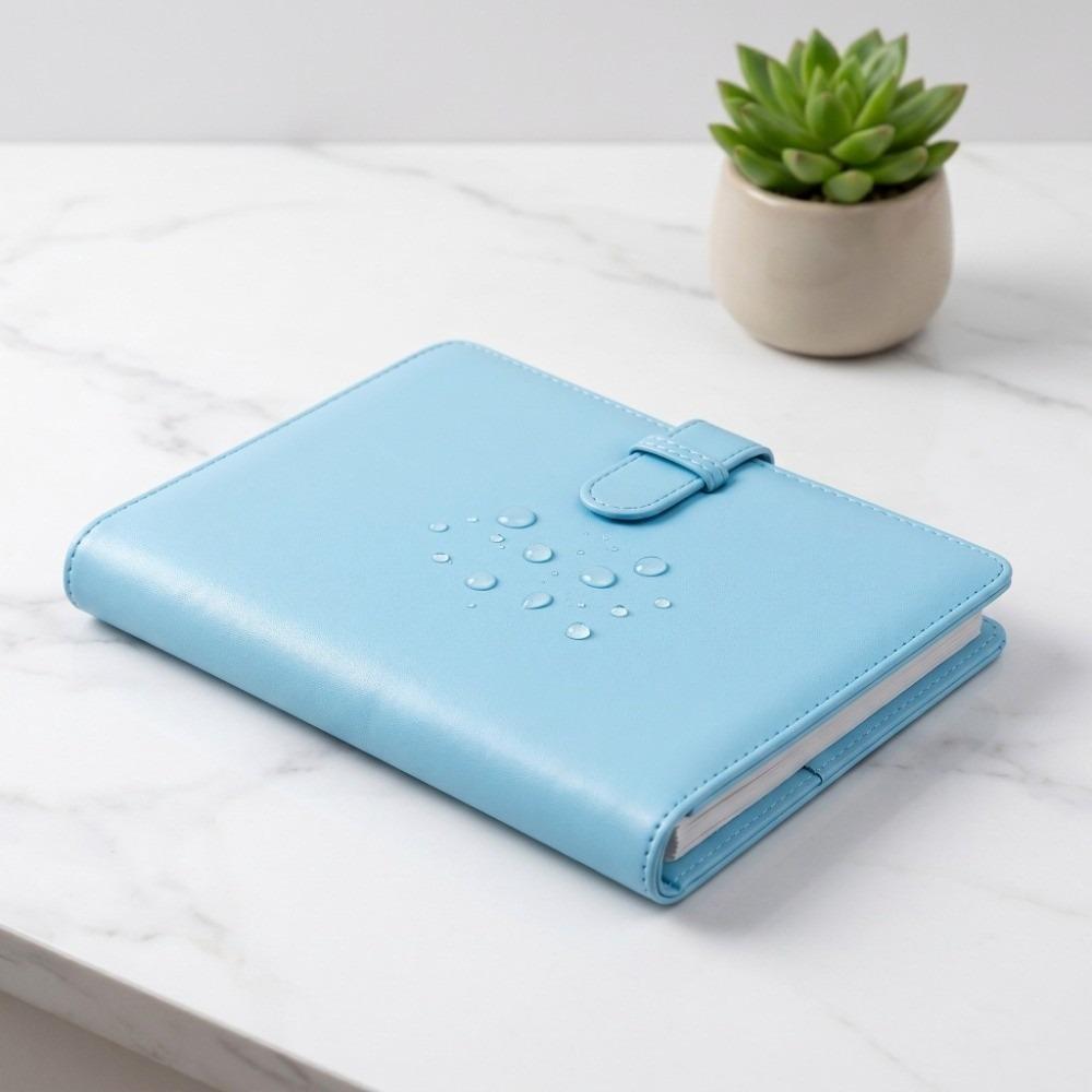 128 Pockets PU Photo Album PU Card Collection Book Portable Photo Book  Card Collection синий