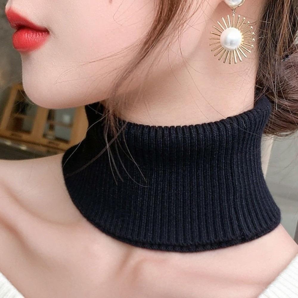 Knitted Neck Warmer Detachable Turtleneck New Fake Collar Gift
