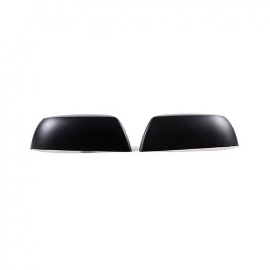Matte Black Exterior Rearview Mirror Cover Trim Decor For Toyota Tundra/Sequoia
