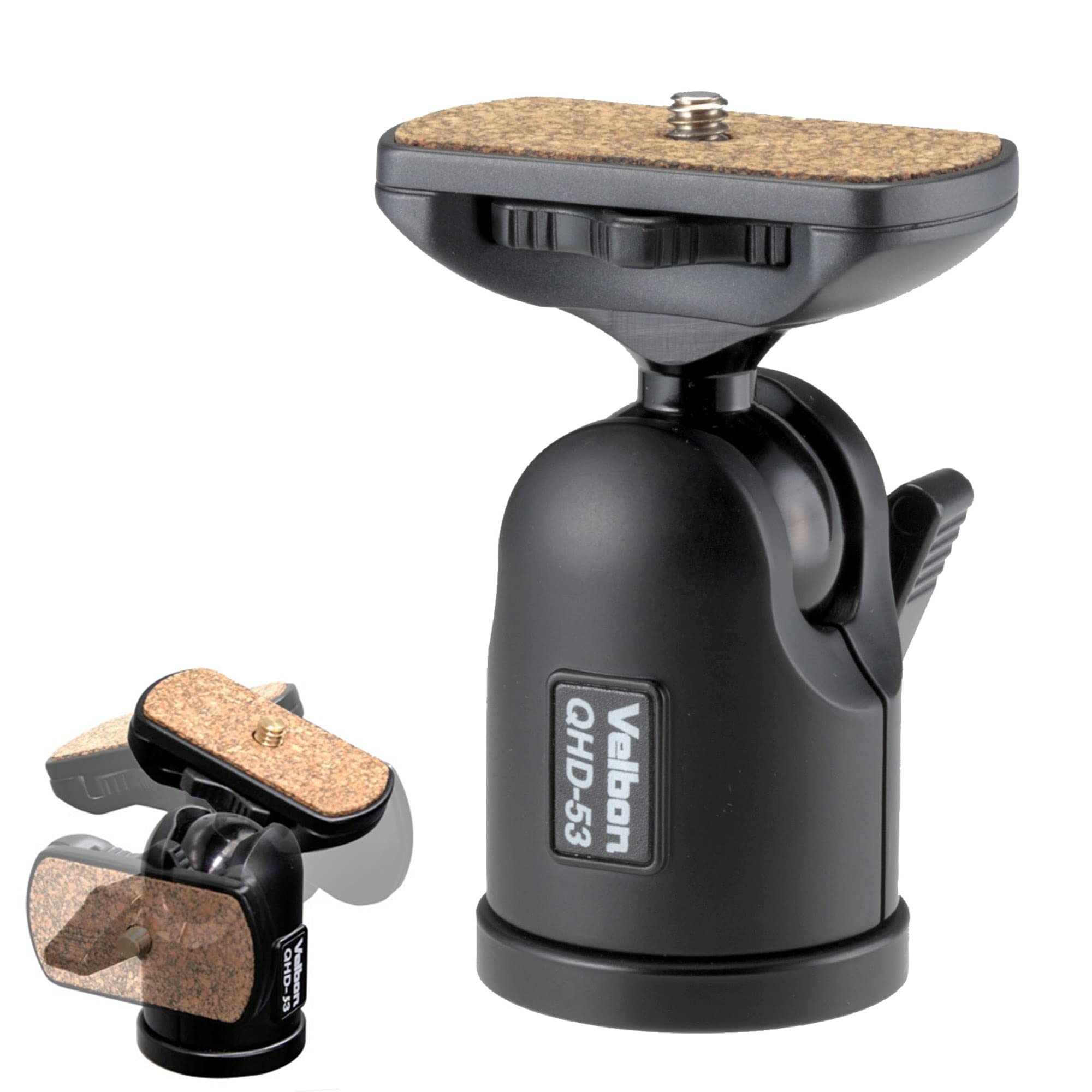 

Velbon Ball Head AZ Aluminum Ball Head with Control Medium-Sized QHD-53 One-Action AMZQHD-53 чёрный