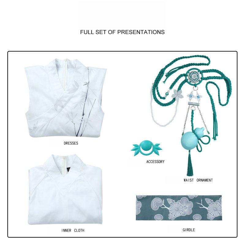 

Identity V Ци Шии Хэллоуин Леди Косплей Украшение Костюм Набор Выступление XS