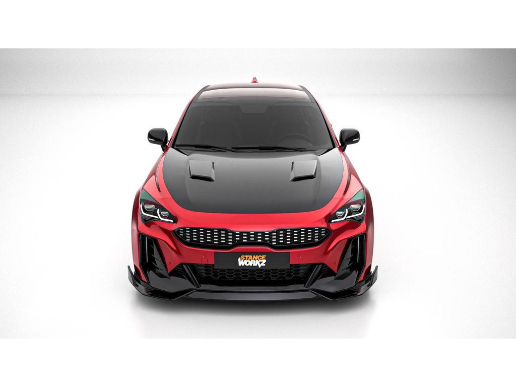 Kia Stinger Carbon Fiber SW Front Lip Bumper Kit