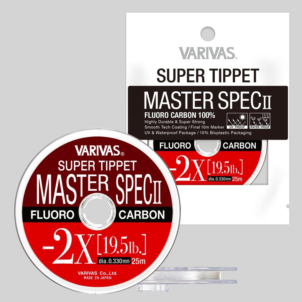 Varivas 24090 Super Tippet Master Spec 2 Fluorocarbon Natural #-2X