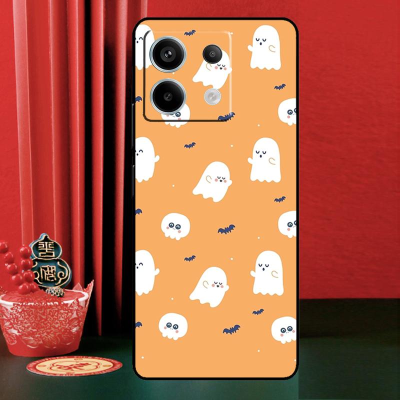 Cute Halloween Ghost For Xiaomi Redmi Note 14 13 12 9 10 11 Pro 9S 10S 11S 12S Redmi 13C 10C 12C 14C Phone Case