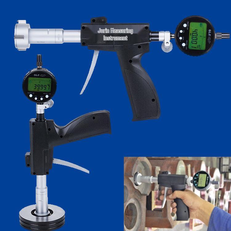Northwest 6-100mm Gun-Type Quick Bore Three-Point Internal Micrometer for Fast Inner Hole Measurement 0.001 Precision Dial
