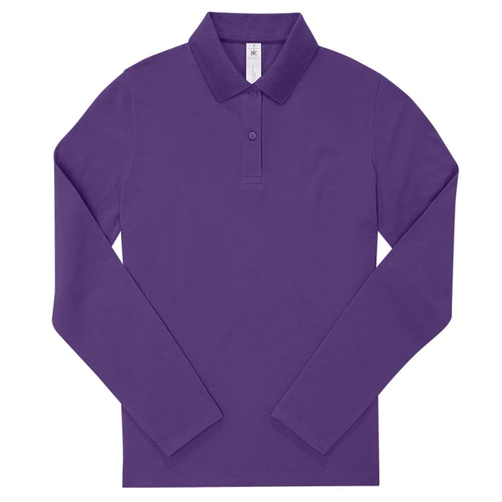 B&C Womens/Ladies My Polo 180 Long-Sleeved Polo Shirt