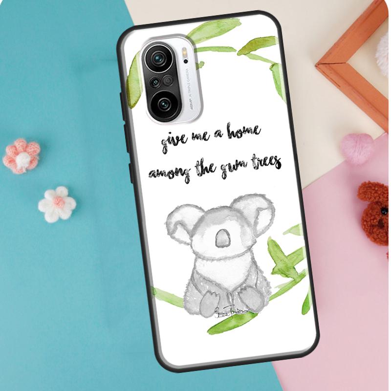 

Милый мультяшный акварельный чехол с изображением животного коалы для Xiaomi Mi 11T 12 Pro 12X Mi 11 Lite Ultra, чехол для POCO X3 Pro X4 GT M3 M4 F3 POCO M4 Pro